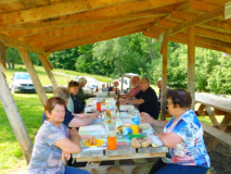 Getränke gab's vom Verein