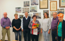 von links: Wilhelm Schuler, Leni Heckhoff, Manfred Bittner, Anita Stoll, Beate Knöpfler, Hans Gosolitsch, Gabi Schuler