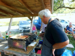 Danke Hans Gosolitsch und Hansi Steinhart (im Bild) fürs Grillen!