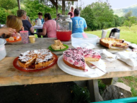 Von unseren Sängerinnen gebackene Kuchen - danke!