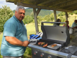 Hans-Ludwig Steinhart am Grill