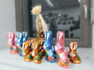 Hans Ludwig Steinhart hat die Osterhasen gespendet - Danke!