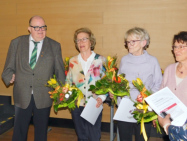Für 50 Jahre aktives Singen wurde auch unsere Alt-Sängerin Ursula Roth geehrt.